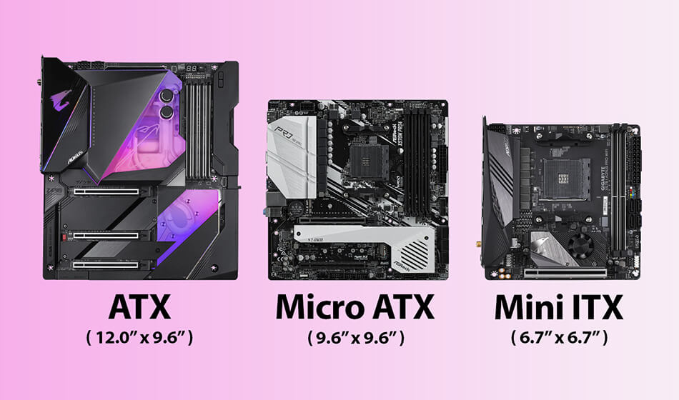 ATX VS Micro ATX VS Mini ITX